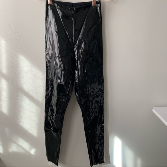 Commando Perfect Control Patent Leather Legging in Black Sz S - Picture 6 of 12